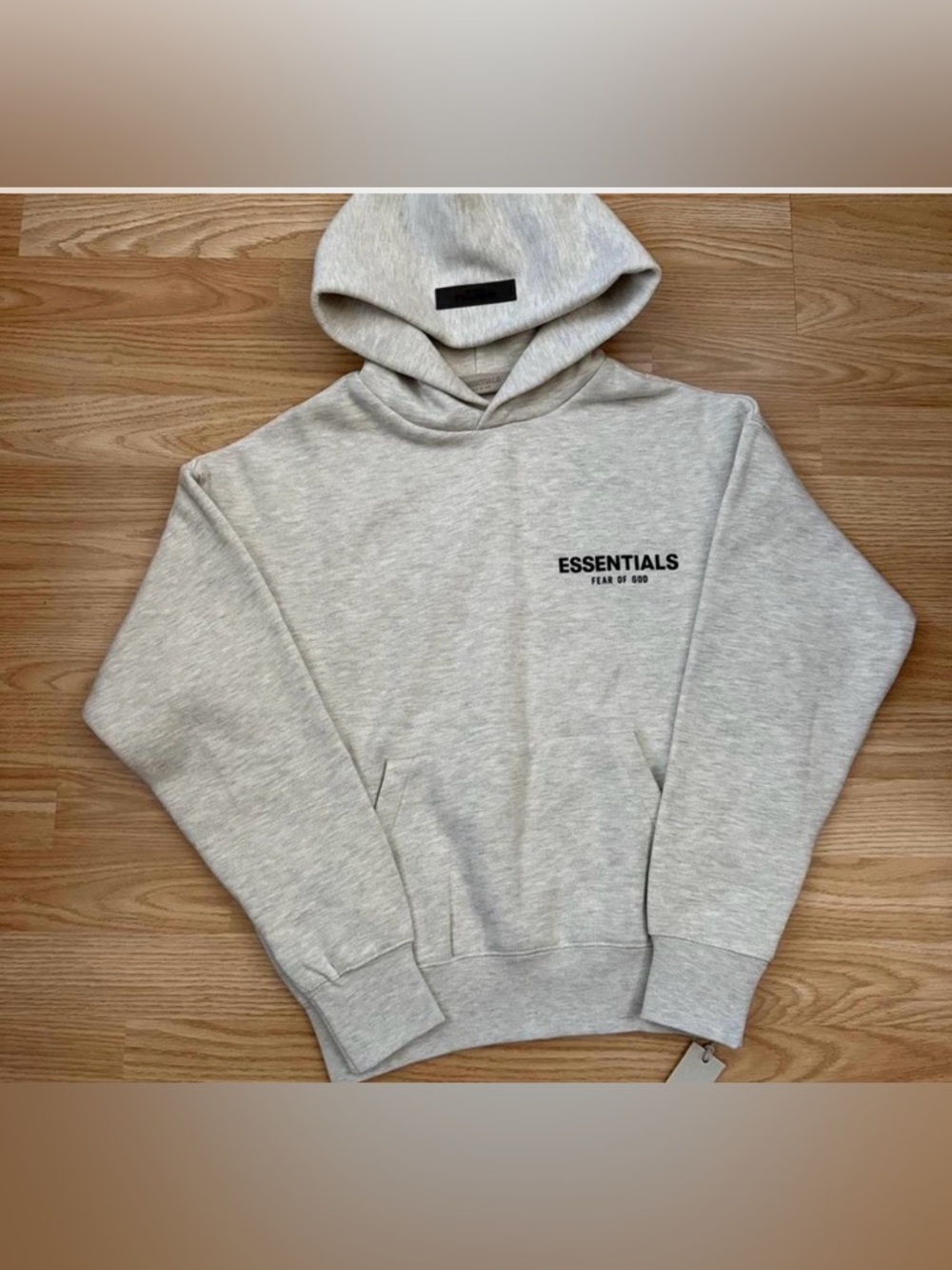 Essentials Kids Light oatmeal Hoodie 22 model size 10 year Girl and Boy both can